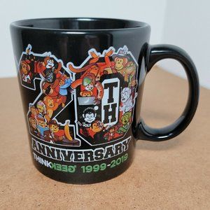 THINK GEEK 20th Anniversary Black 1999-2019 20 oz Coffee Mug NEW